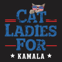 Cat Ladies For Kamala (3) T-shirt | Artistshot