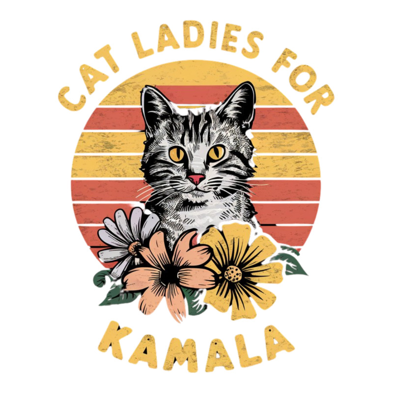 Cat Ladies For Kamala (5) Sticker | Artistshot