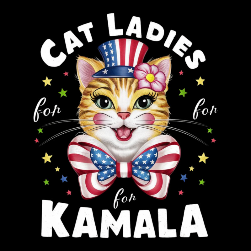 Cat Ladies For Kamala (6) Flat Bill Snapback Cap | Artistshot