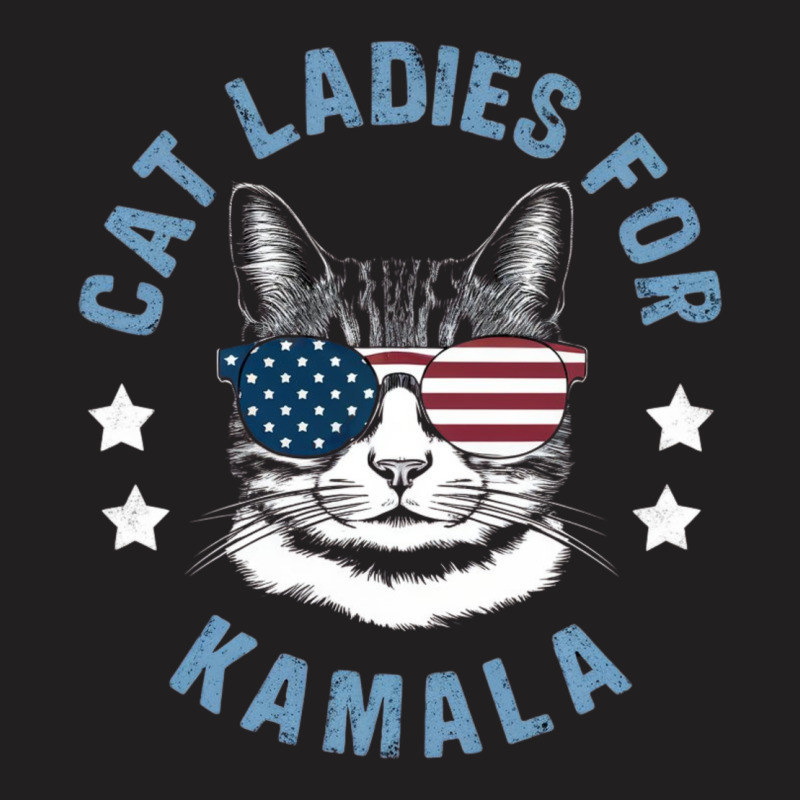 Cat Ladies For Kamala T-shirt | Artistshot