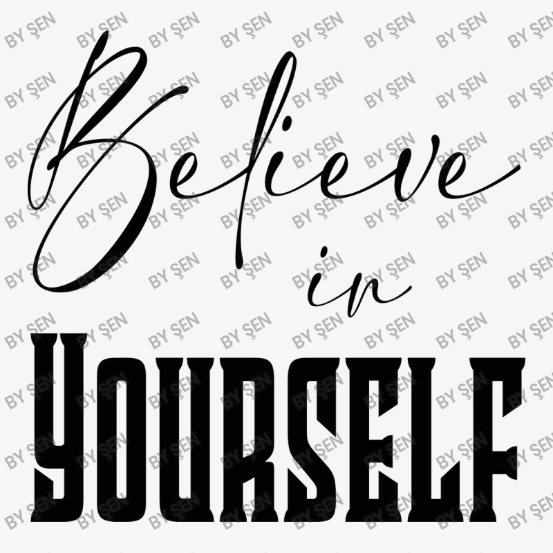 Believe In Yourself Ladies Fitted T-Shirt by ŞEN | Artistshot