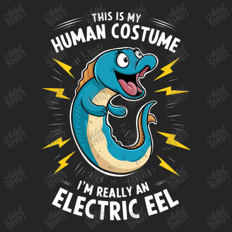 A Cartoonish Electric Blue Eel Unisex Hoodie | Artistshot