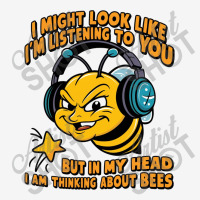 My Head I Am Thinking About Bees Urban Pullover Hoodie | Artistshot