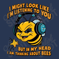 My Head I Am Thinking About Bees Men Denim Jacket | Artistshot