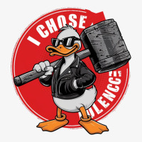 I Choose Violence Funny Duck Ladies Fitted T-shirt | Artistshot