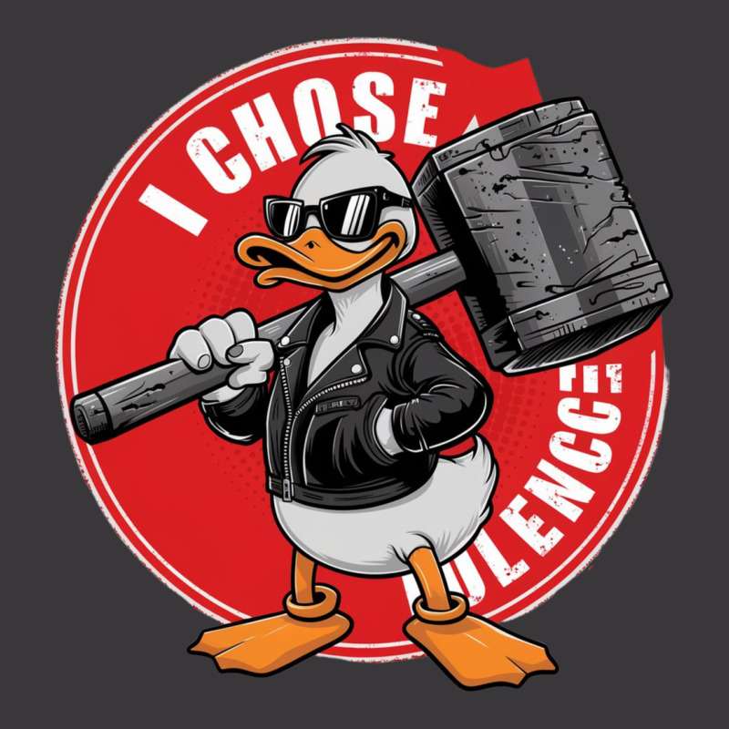 I Choose Violence Funny Duck Ladies Curvy T-Shirt by anh | Artistshot