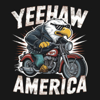 A Cartoon Bald Eagle Riding A Motorcycle Flannel Shirt | Artistshot