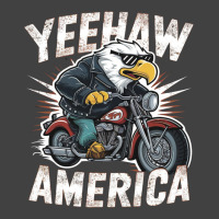 A Cartoon Bald Eagle Riding A Motorcycle Vintage T-shirt | Artistshot