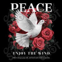 A Design Featuring The Word Peace V-neck Tee | Artistshot