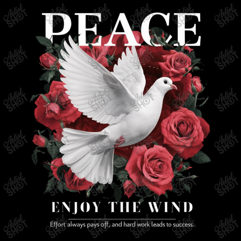 A Design Featuring The Word Peace V-neck Tee | Artistshot