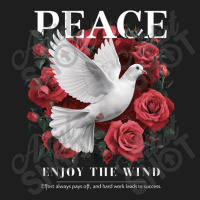 A Design Featuring The Word Peace Classic T-shirt | Artistshot