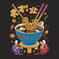 Oversized Japanese Noodle Box Ladies Fitted T-shirt | Artistshot