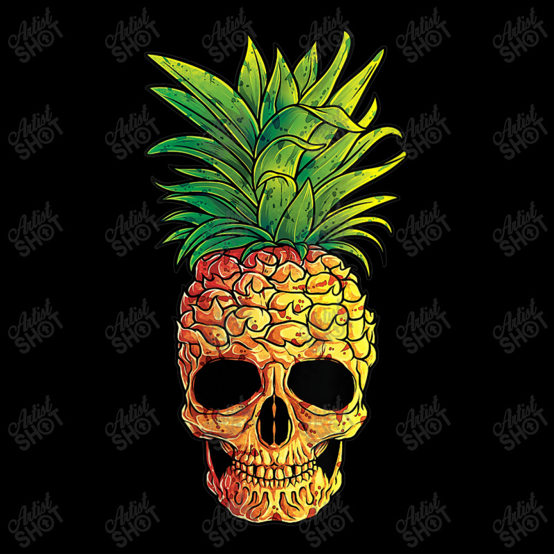 Pineapple Skull Funny Aloha Beaches Hawaiian Pocket T-shirt | Artistshot