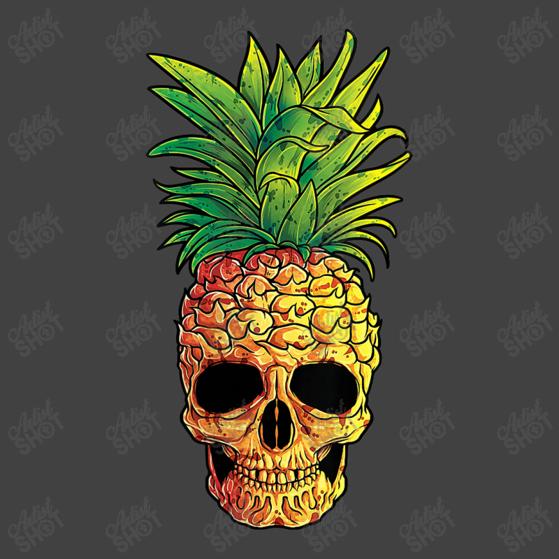 Pineapple Skull Funny Aloha Beaches Hawaiian Vintage T-shirt | Artistshot