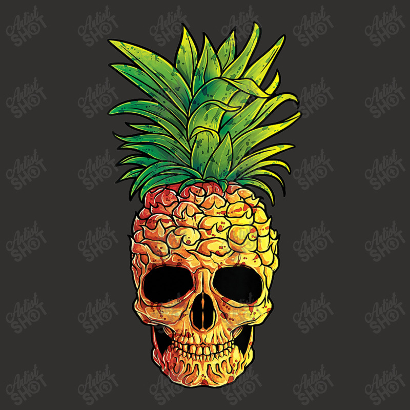 Pineapple Skull Funny Aloha Beaches Hawaiian Champion Hoodie | Artistshot