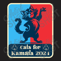 Cats For Kamala 2024 White T-shirt | Artistshot