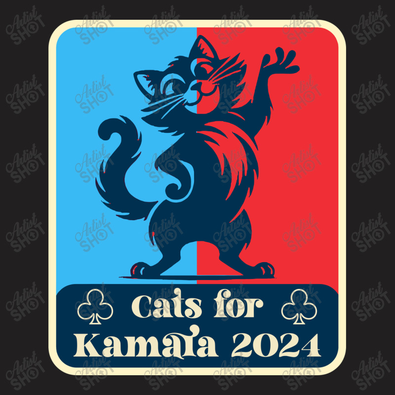 Cats For Kamala 2024 White T-shirt | Artistshot