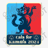 Cats For Kamala 2024 White Camper Cup | Artistshot