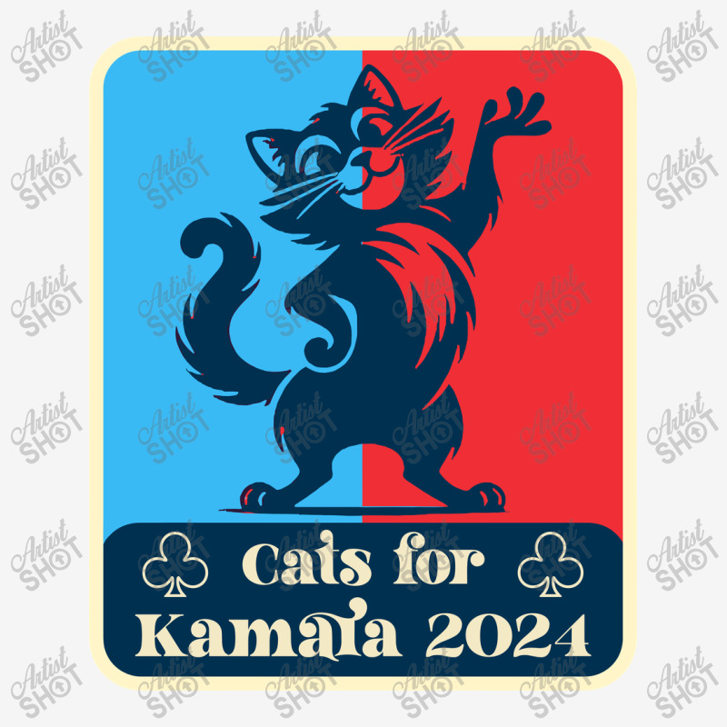 Cats For Kamala 2024 White Camper Cup | Artistshot