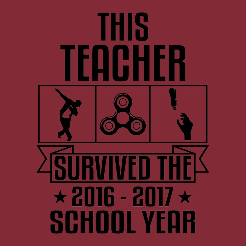 This Teacher Survived The 2016 2017 School Yea Basic Backpack | Artistshot