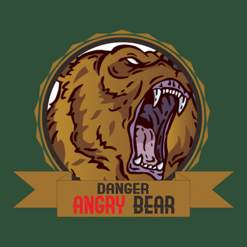 Danger Angry Bear Basic Backpack | Artistshot