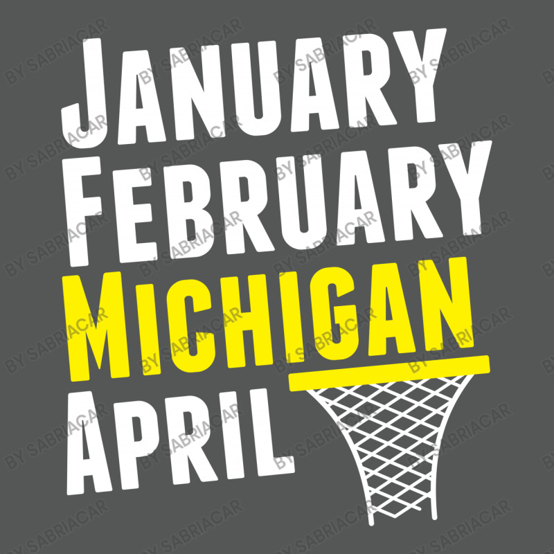 January February Michigan April - March Madness Basketball Basic Backpack | Artistshot