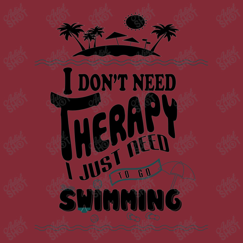 I Don't Need Therapy I Just Need To Go Swimming Basic Backpack | Artistshot