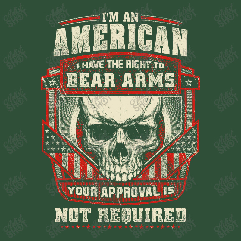 Gun Control I Am American I Have Right To Bear Arms Your Approval Basic Backpack | Artistshot