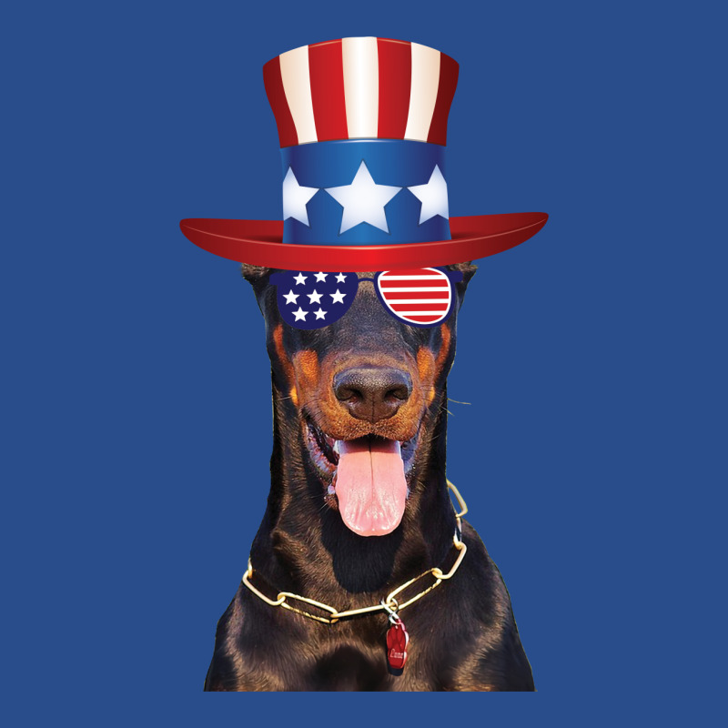 Doberman Eyewear American Flag Sunglasses Glasses And Hat 4th Of July Basic Backpack | Artistshot