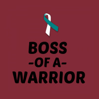 Boss Of A Warrior Cervical Cancer Awareness Basic Backpack | Artistshot