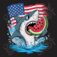 A Cartoon Shark T-shirt | Artistshot