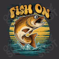 Fish On Vintage Hoodie | Artistshot