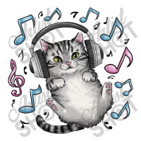 A Cat Wearing Earphones Baby Tee | Artistshot