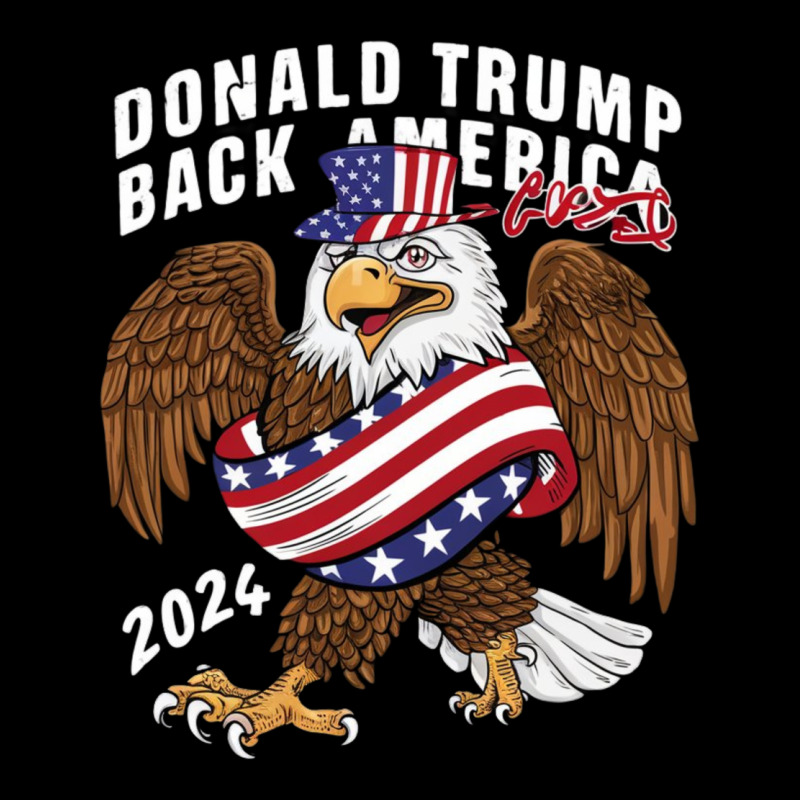 Donald Trump Back America 2024 (2) Youth Zipper Hoodie | Artistshot