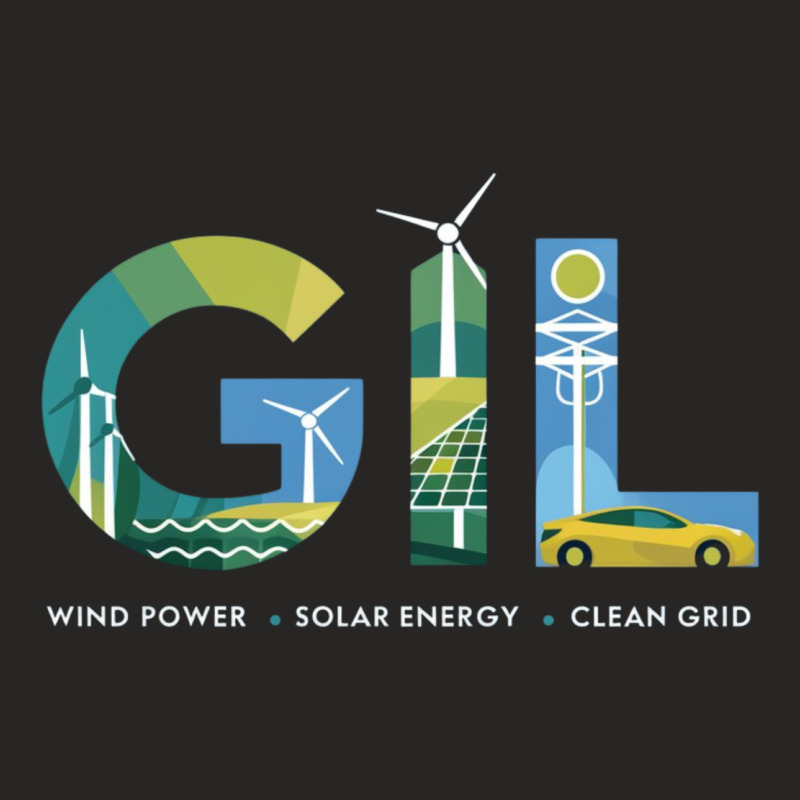 Wind Power, Solar Energy, Electric Vehicles Ladies Fitted T-Shirt by anh | Artistshot