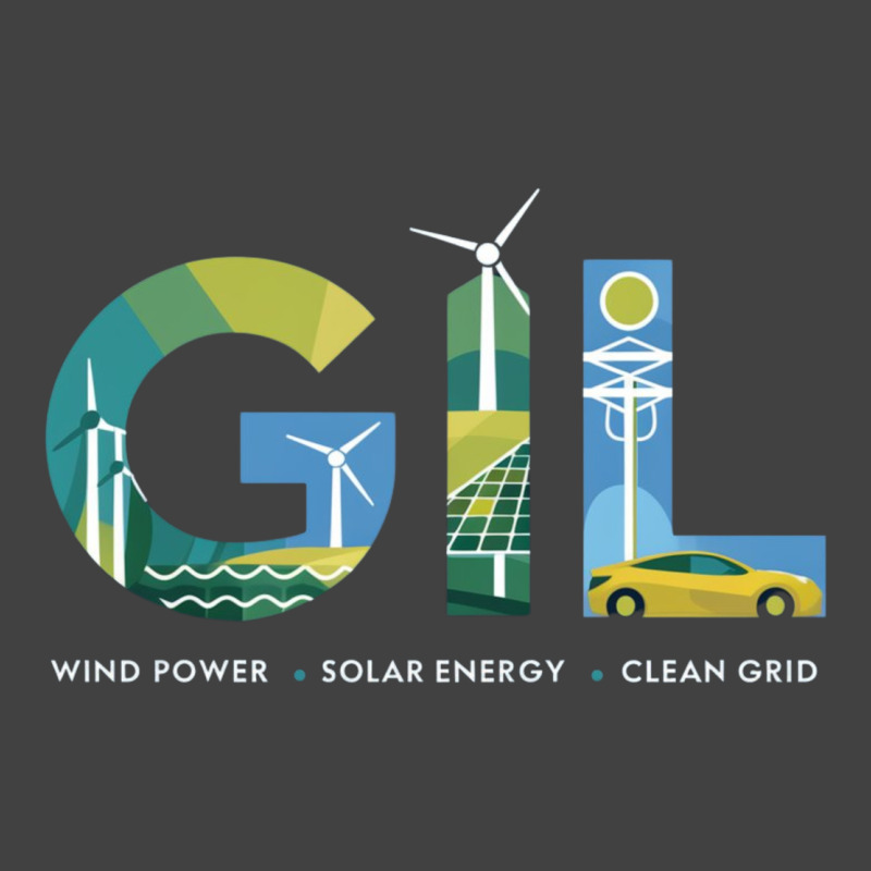 Wind Power, Solar Energy, Electric Vehicles Vintage T-Shirt by anh | Artistshot