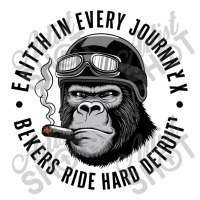 Bikers Ride Hard Detroit Sticker | Artistshot