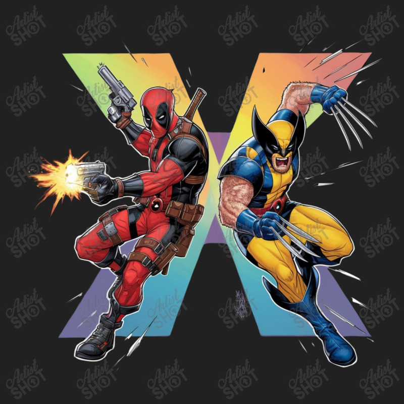 Deadpool And Wolverine Basic T-shirt | Artistshot