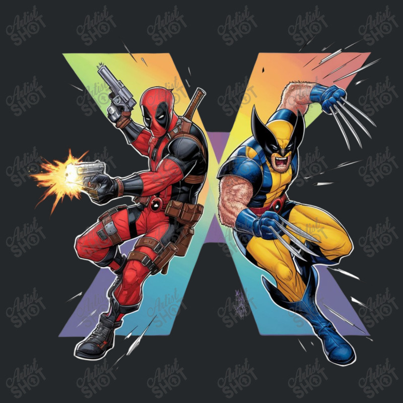 Deadpool And Wolverine Crewneck Sweatshirt | Artistshot