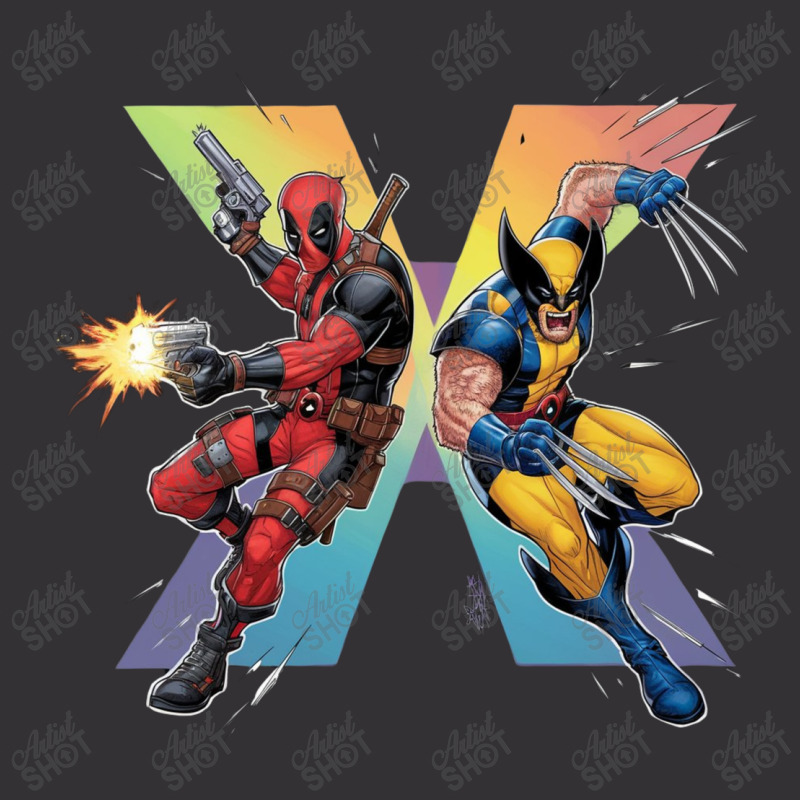 Deadpool And Wolverine Vintage Hoodie | Artistshot