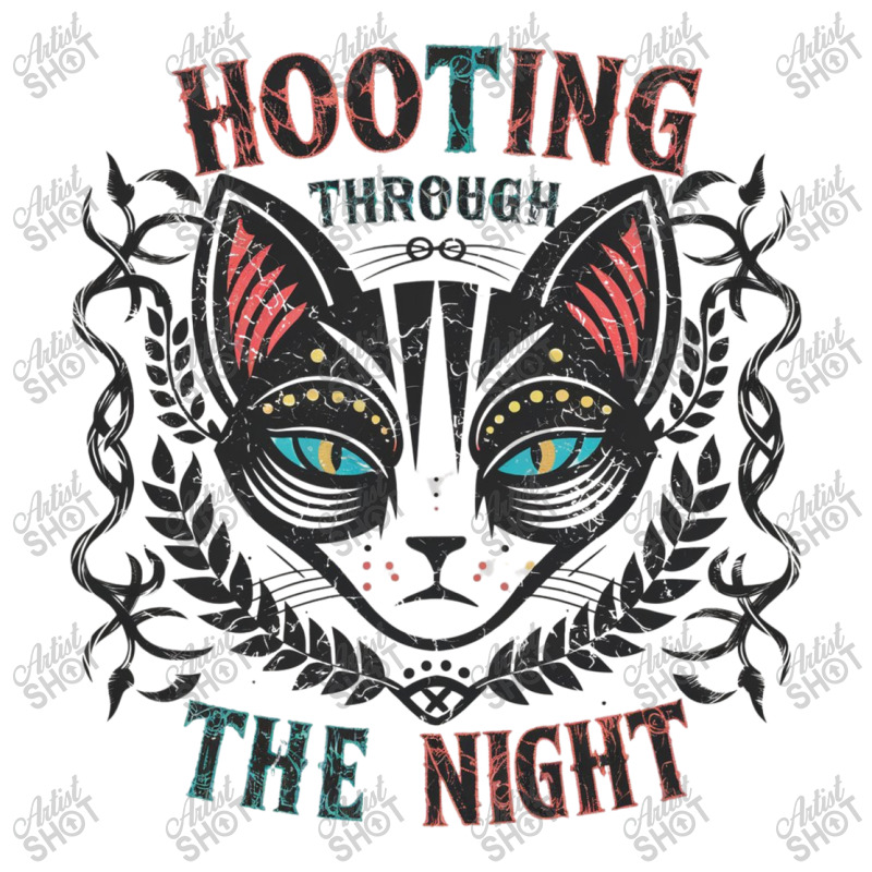 Hooting Through The Night(2) Raglan Crop Top by Donna Schennum | Artistshot