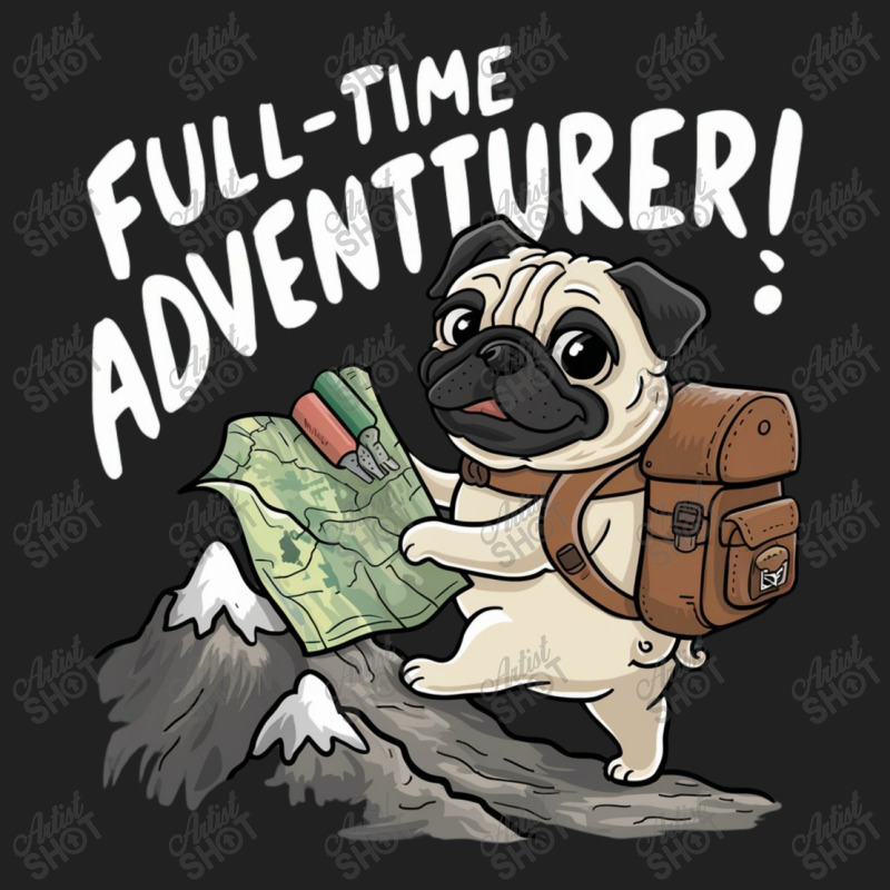 Full Time Adventurer Basic T-shirt by Donna Schennum | Artistshot