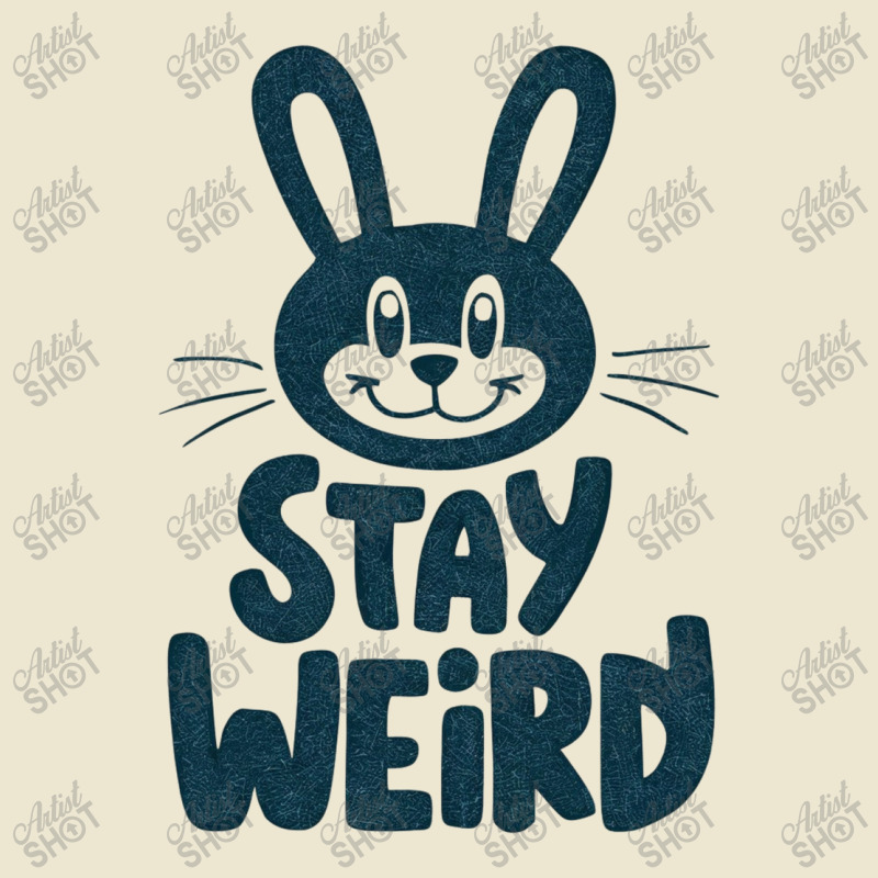 Bunny  Stay Weird Cropped Hoodie by Donna Schennum | Artistshot