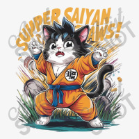 Super Saiyan Paws Ladies Fitted T-shirt | Artistshot