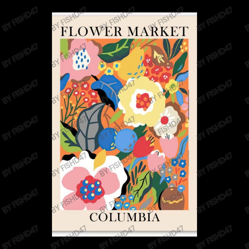 Aesthetic & Colorful Columbia Flower Market Wall Art And Canvases Retro Trucker Cap by fishd47 | Artistshot