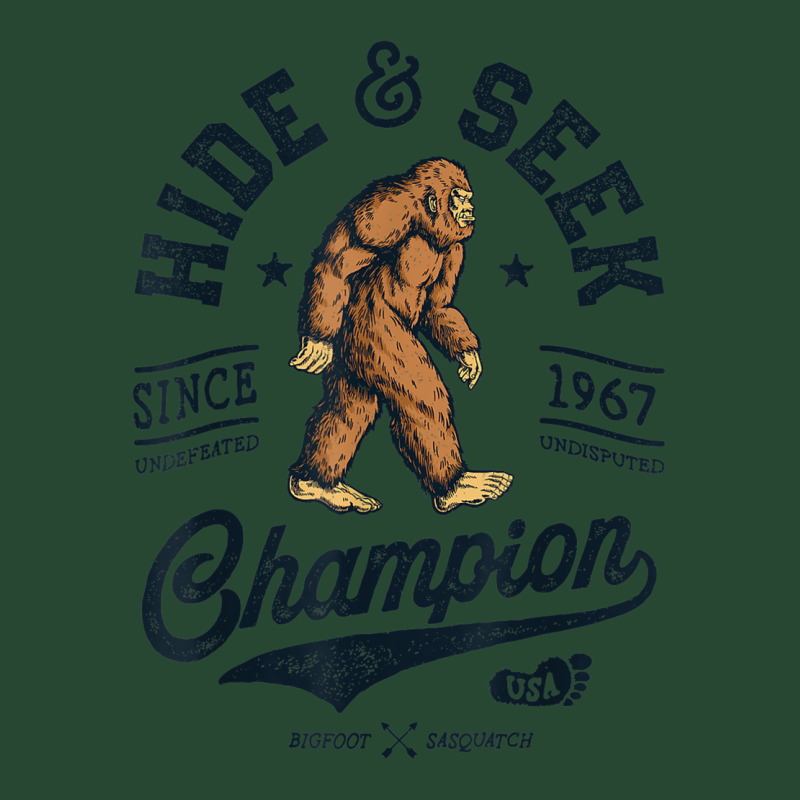 Bigfoot Hide And Seek Champion Funny Sasquatch Retro Vintage Retro Trucker Cap by Hoang95 | Artistshot