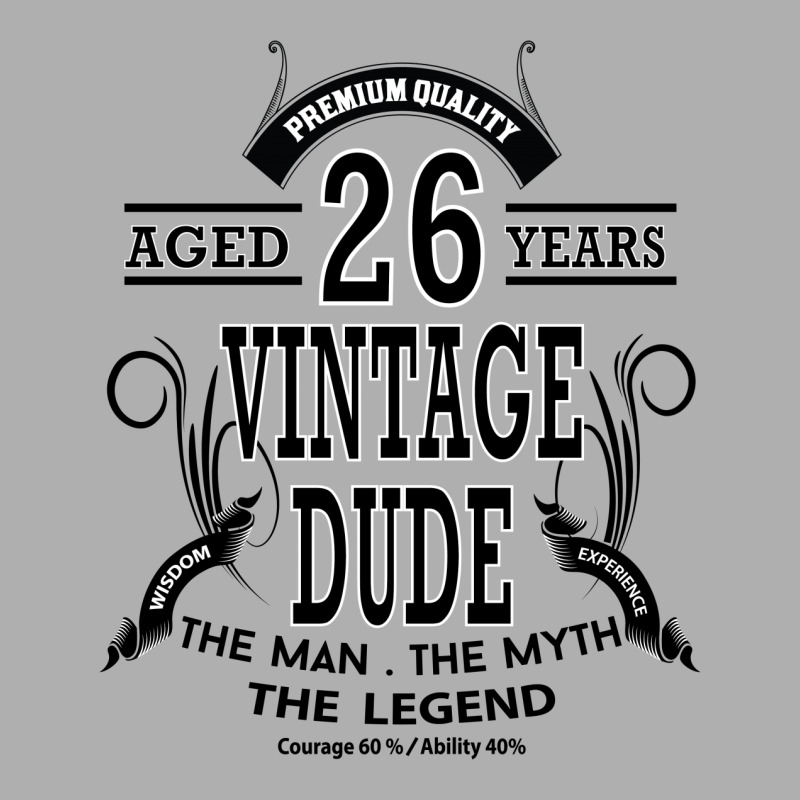 Vintage Dud Aged 26 Years Ladies Fitted T-Shirt by rardesign | Artistshot