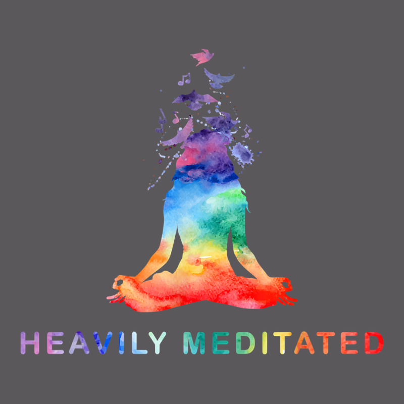 Yoga Girl Heavily Meditated Funny Meditation Rainbow Color T Shirt Seamless Cap by kadrienstang | Artistshot