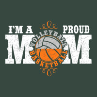 I'm A Proud Basketball Volleyball Mom Combined Sports Seamless Cap | Artistshot