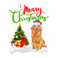 Golden Retriever Dog Xmas Lighting Matching Santa Golden Retriever Dog Seamless Cap | Artistshot